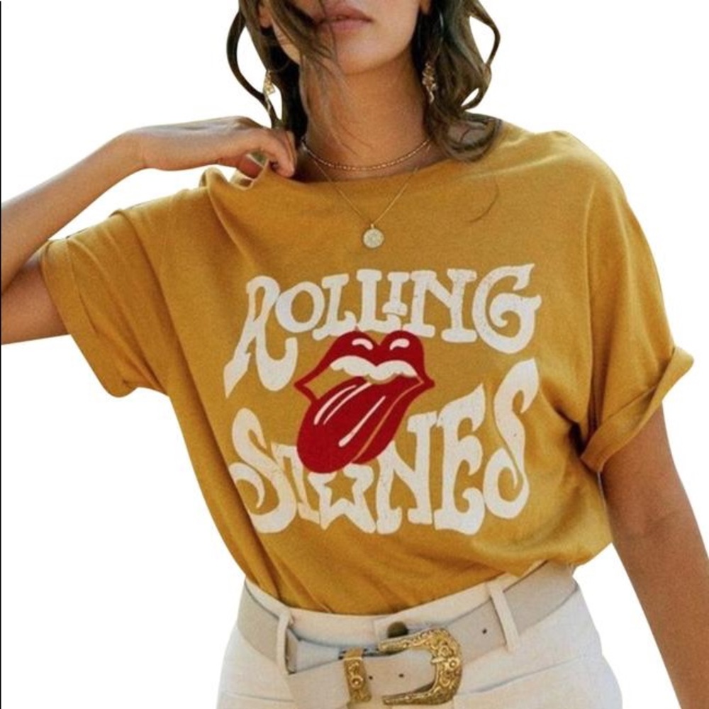 REVOLVE DayDreamer Rolling Stones band tee